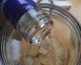 A picture of step 1 of Homemade Umeshu liquor.
