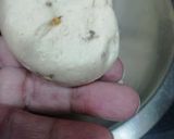 A picture of step 6 of Walnut & Moong stuffed Kachori.