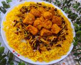 عکس مرحله 7 از دستور نثار پلو با مرغ 😋