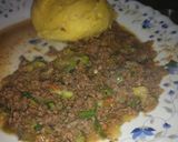 A picture of step 3 of Mashed matoke.