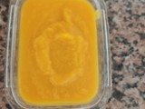 Crema de calabaza y puerro