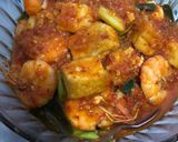 Foto langkah ke 6 dari resep Udang Tahu Balado.