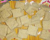 A picture of step 3 of Suji Ki Burfi.