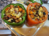 Pimiento relleno de cuscús