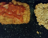 Foto del paso 7 de la receta: Milanesas de matambritos de cerdo a la napolitana, con puré de zapallo y papa 🤤✨