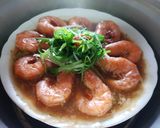 蔴油鮮蝦（電鍋料理）的食譜步驟5照片