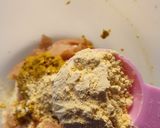 A picture of step 3 of Gola kabab.