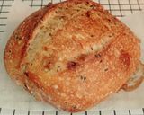 Foto langkah ke 23 dari resep Wijen Jinten Hitam Chili Flakes Cheese Sourdough Bread (Open Bake Method).