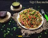 A picture of step 5 of Vegetable Chowmein.