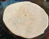 A picture of step 4 of Sattu Paratha.
