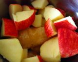 A picture of step 1 of Apple Banana Halwa.