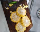 Foto langkah ke 2 dari resep Sarden Jagung Manis Kuah.