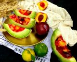 عکس مرحله 11 از دستور ژله میوه در طالبی solmaz