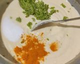 A picture of step 3 of Leave dhokla shushi roll.