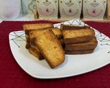 A picture of step 1 of Cake rusk. Dry cake recipe.