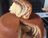 A picture of step 11 of Zebra cake.