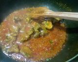 A picture of step 6 of Punjabi alo gosht.