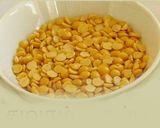 A picture of step 1 of Ivy Gourd paruppu usili.