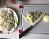 Lecsó virslivel recept fázis 1 fotója