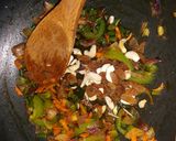 A picture of step 3 of Shahi Veg Biryani in microwave.