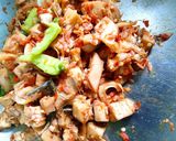 Foto langkah ke 4 dari resep Tumis Tewel ebi pedas.