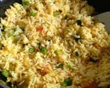 A picture of step 5 of Fried Rice.