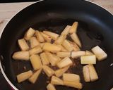 A picture of step 3 of Buckwheat Kasha with water chestnut.