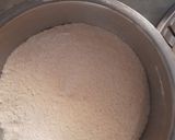 A picture of step 1 of Eggless sooji vanilla cake.