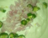 A picture of step 10 of Chicken biryani and raita.