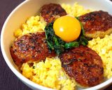 A picture of step 6 of Bento-Friendly Easy Sweet and Savory Teriyaki Chicken Tsukune.
