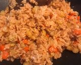รูปขั้นตอนการทำที่ 4 ของ ข้าวผัดพริกแห้งไก่รวน