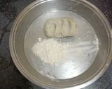 A picture of step 1 of Bajra Aloo Ki Roti.