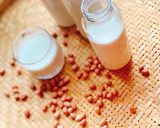 Hình bước làm 1 của món Sữa đậu nành đậu phộng