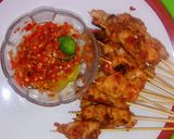 Foto langkah ke 4 dari resep Sate ayam bumbu plecing Bali.