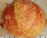 Foto langkah ke 14 dari resep Kunyit Jinten Hitam Sourdough Bread.