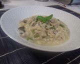 Foto del paso 10 de la receta: Risotto de champiñones, trigueros y trufa