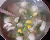 A picture of step 6 of Corn & Mix Vegetable Oats Soup.