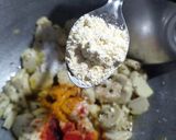 A picture of step 3 of Dahi wali Arbi.