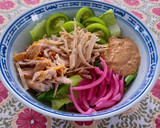 Foto del paso 3 de la receta: Ensalada con pollo a las brasas con aderezo de chipotle cremoso