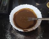 A picture of step 4 of Choco-Jaggery Loaf Cake.