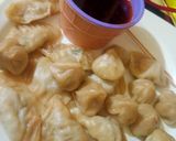 A picture of step 9 of Mini chicken momos with dip sauce.