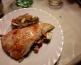 Foto del paso 9 de la receta: Bacalao con verduras y salsa de alcachofas