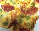 A picture of step 4 of Edamame and Tomato Frittata – Easy Lunchbox Recipe.
