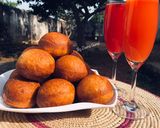 A picture of step 12 of Dry Ghanaian Doughnuts.