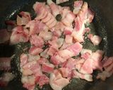 Foto del paso 2 de la receta: Arroz con cebolla y tocineta (bacon - tocino)