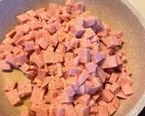 A picture of step 1 of Nana Joe’s Spam Macaroni Salad.