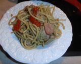 Φωτογραφία βήματος 10 της συνταγής Bucatini με pesto ρόκας
