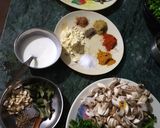 A picture of step 1 of MushroomMasala.