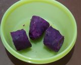 Foto langkah ke 1 dari resep 23. Kue Moho Ubi Ungu.