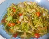 Foto langkah ke 6 dari resep Tumis bunga pepaya.